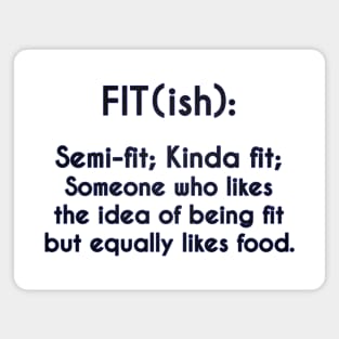 Fit (ish) Definition - Gym Fitness Magnet